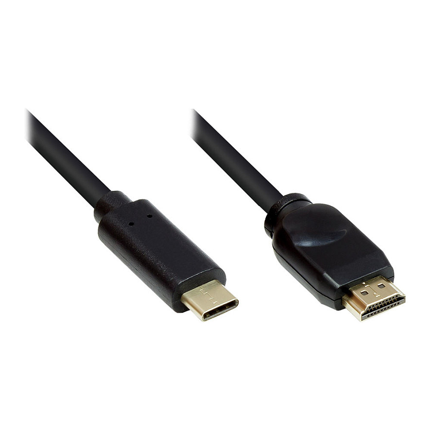 Good Connections Adapterkabel USB-C an HDMI 2.0 schw. 10m