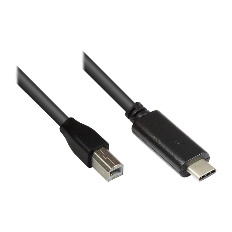 Good Connections USB2.0 Kabel C-B schw. 1m USB