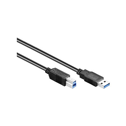 Good Connections USB3.0 Kabel A-B schwarz 1m