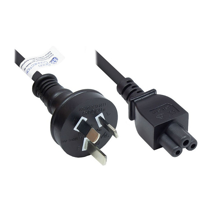 Good Connections Netzkabel Australien an C5 schw. 1,8m