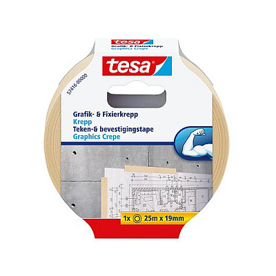 tesa Grafik- und Fixier-Krepp 25m 19mm Werkzeuge