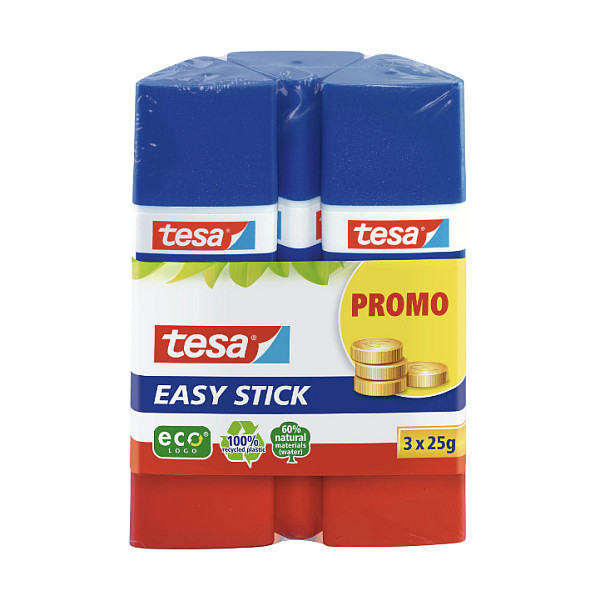 tesa EASY STICK ecoLOGO Klebestifte 25,0 g + GRATIS 1 St. Werkzeuge