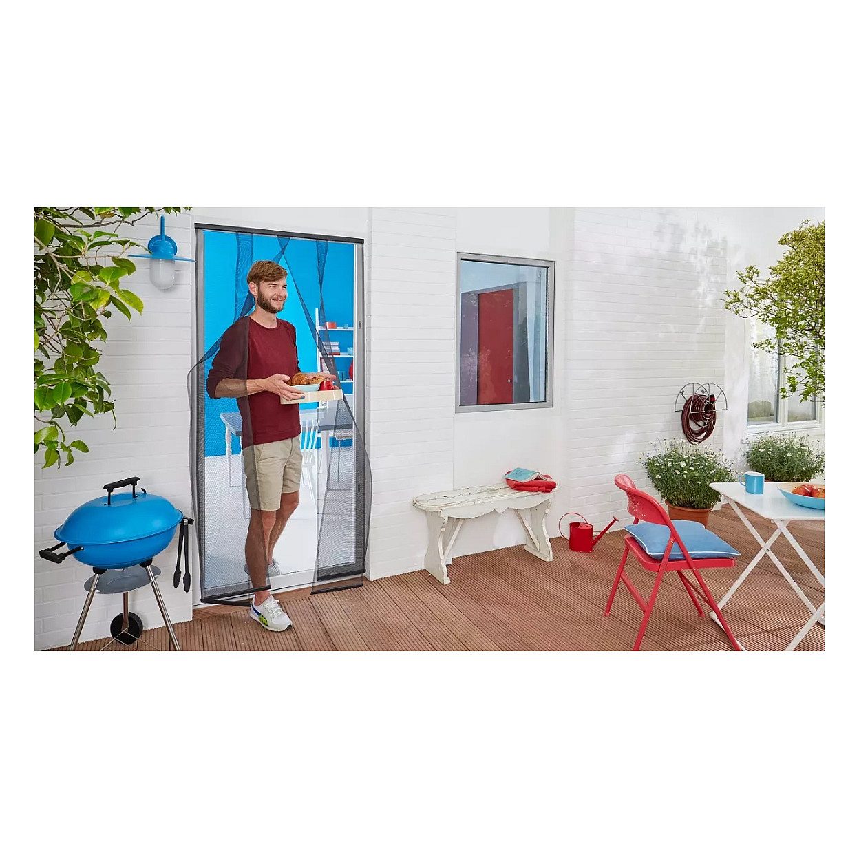 tesa Fliegengitter Insect Stop STANDARD XL anthrazit 1,2 x 2,5 m