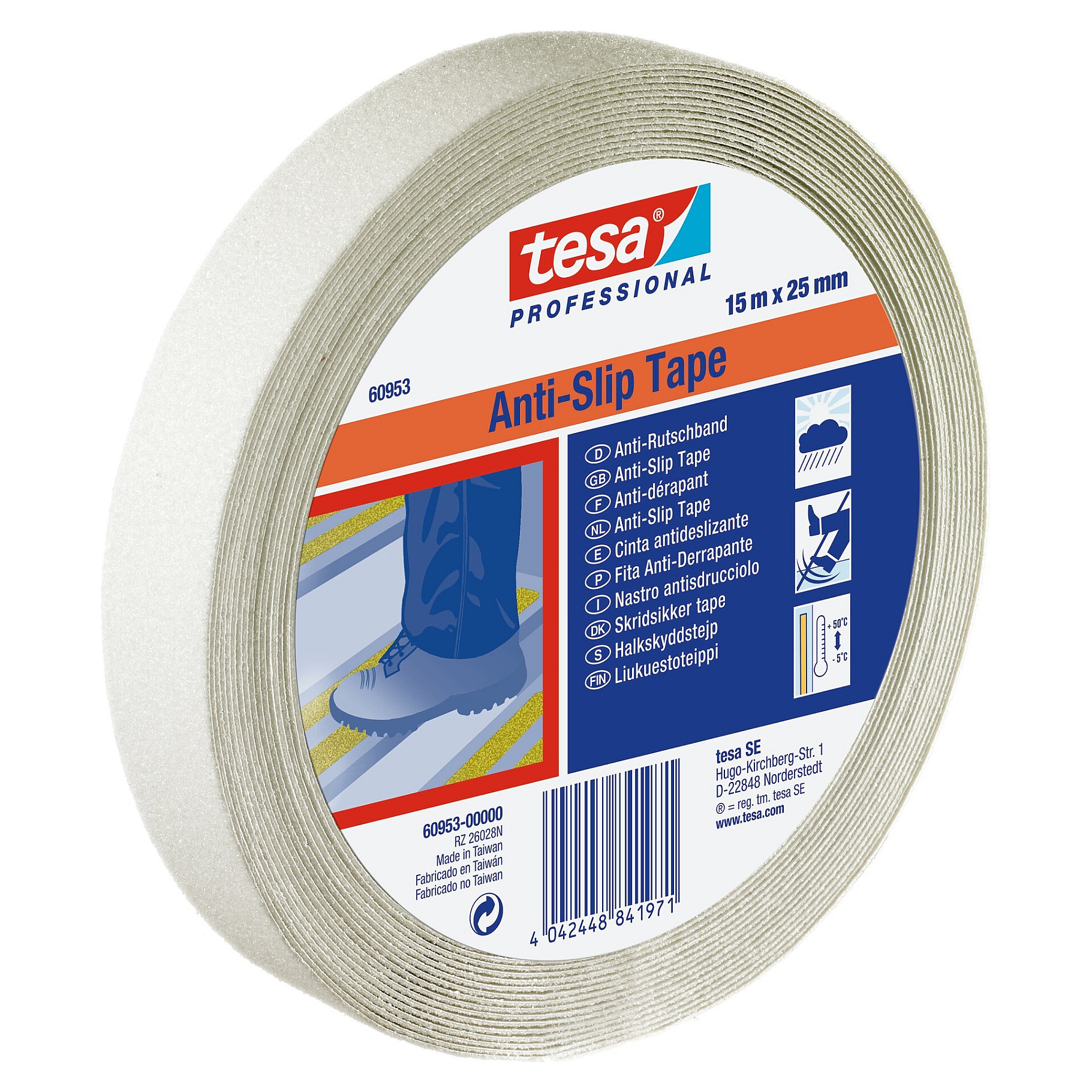tesa Anti-Rutschband 15 x 25mm transparent Werkzeuge