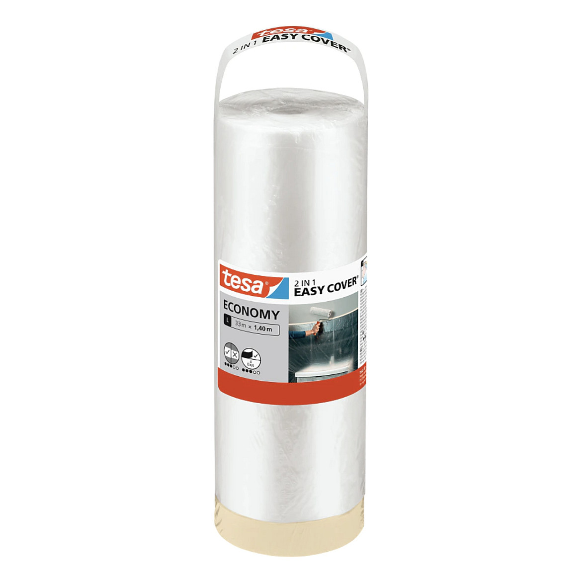 tesa Easy Cover Economy Nachfüllung L 33m x 1.40m Werkzeuge