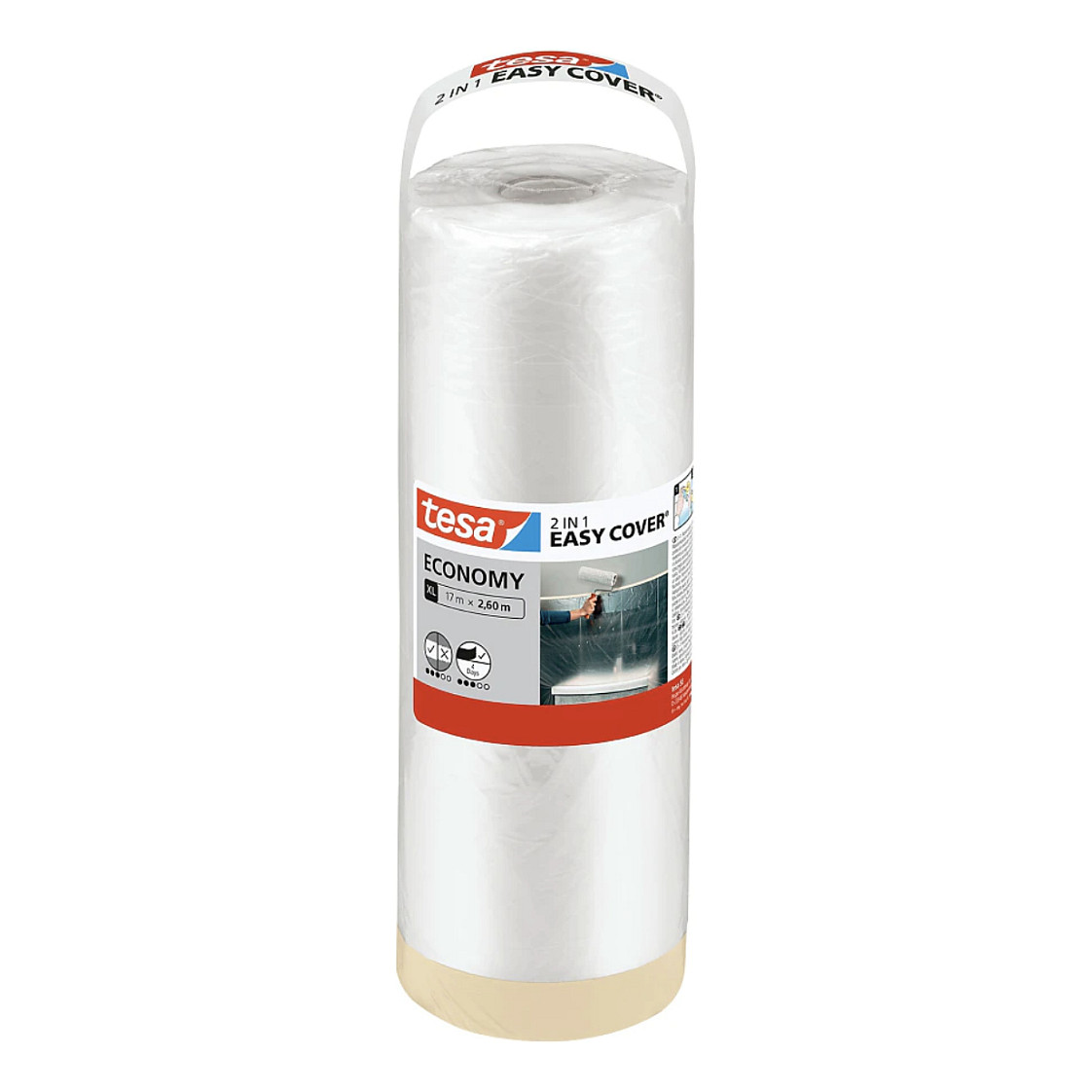 tesa Easy Cover Economy Nachfüllung XL 17m x 2.60m Werkzeuge