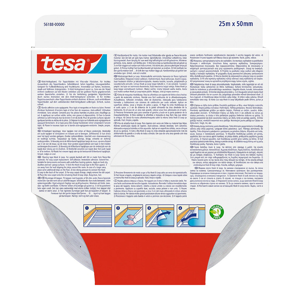 tesa Klett-Verlegeband 25m x 50mm
