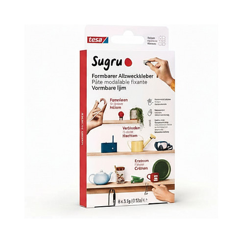 tesa Sugru formbarer Allzweckkleber 8Stk black Werkzeuge