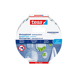 tesa Montageband Fliesen&Metall wasserdicht 5m x 19mm