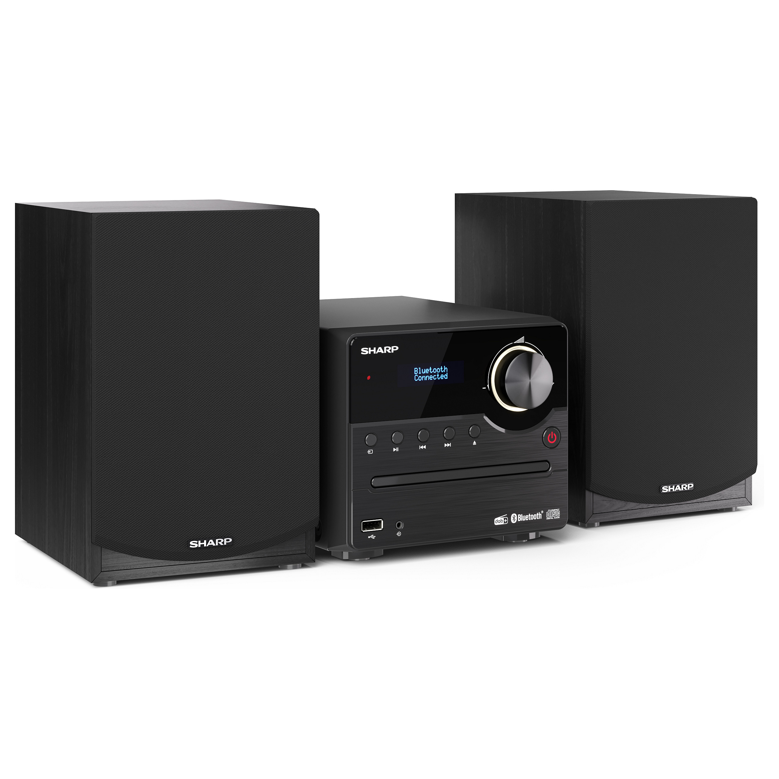 Sharp XL-B517D(BK) schwarz