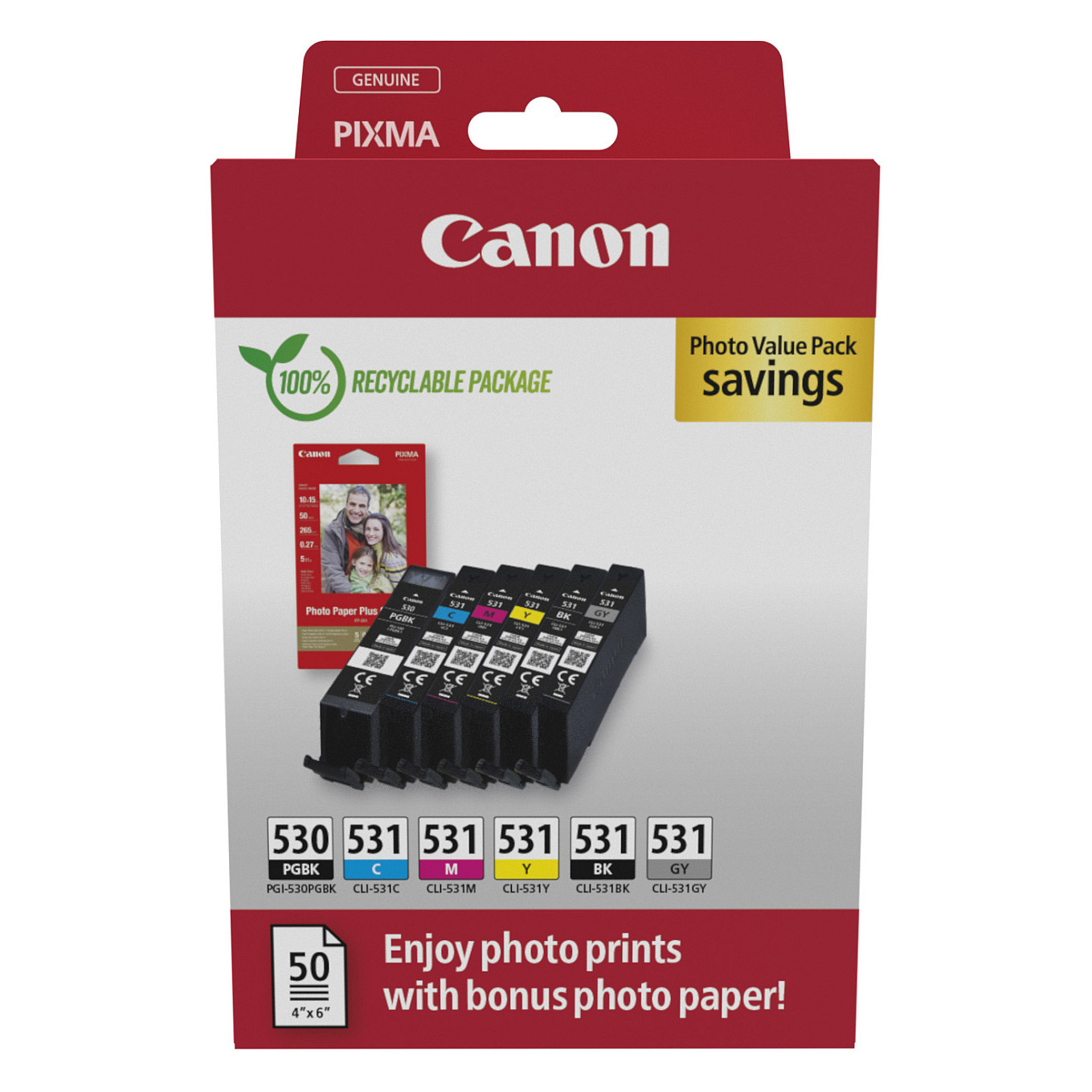 Canon PGI-530/CLI-531 PVP ink cartridge Zubehör Drucker