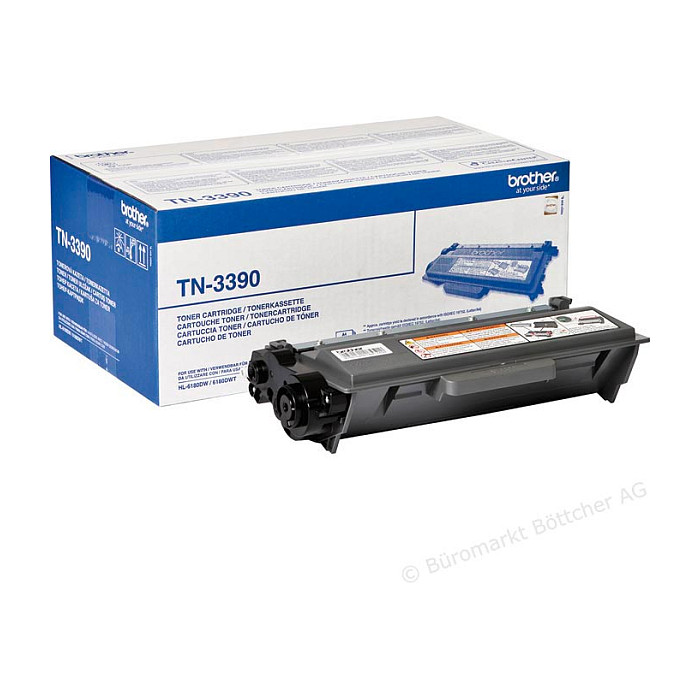 Brother Tonerpatrone - Contract - TN-3390P - schwarz - 12.000Seiten