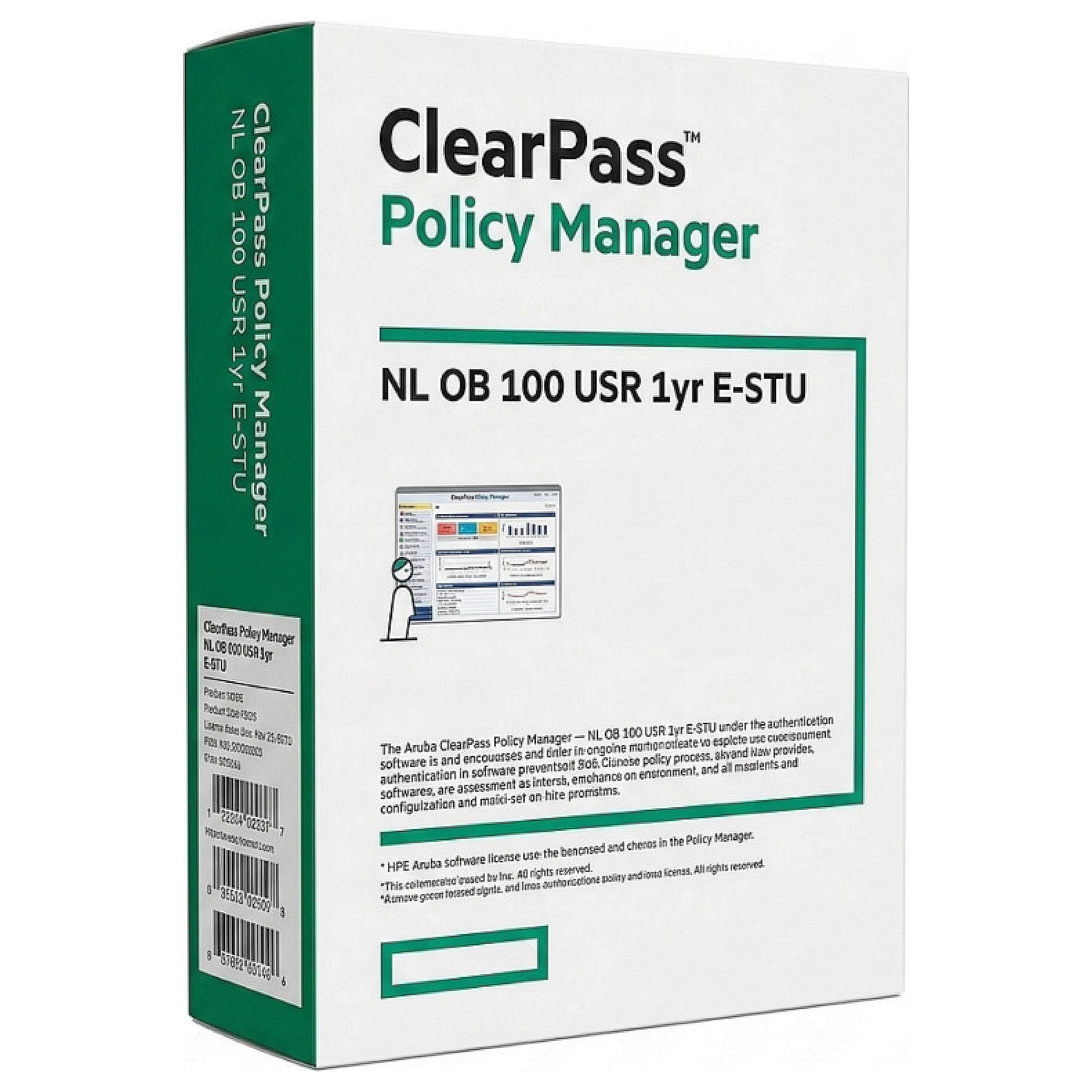 HPE Aruba Networking ClearPass - Onboard License 100 Users 1-year Subscription E-STU Netzwerkartikel