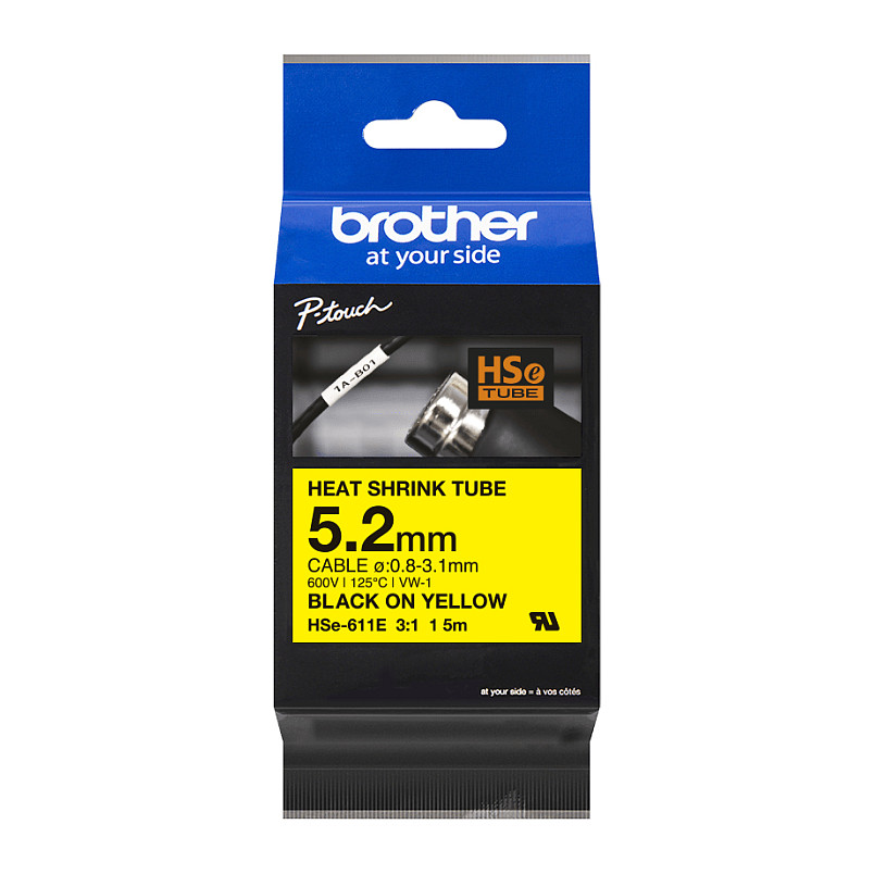 Brother HSE-611E label-making tape Zubehör Drucker
