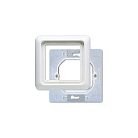 Jung CD 681 WU WW UP/WD-Abdeckrahmen 1f mit Dichtflansch Elektroinstallation