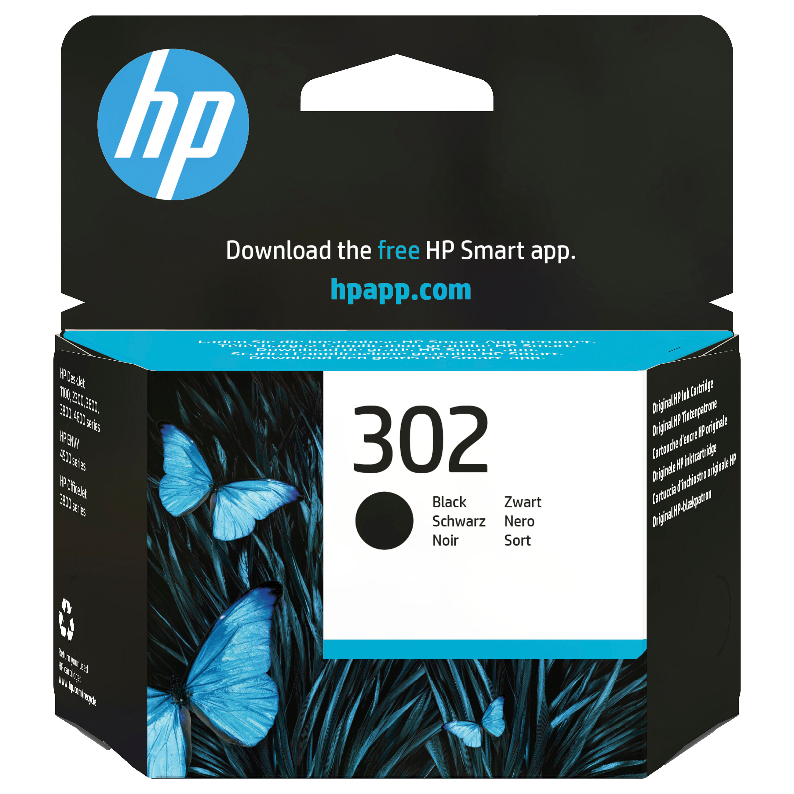 HP 302 - 3.5 ml - Schwarz - original - Tintenpatrone