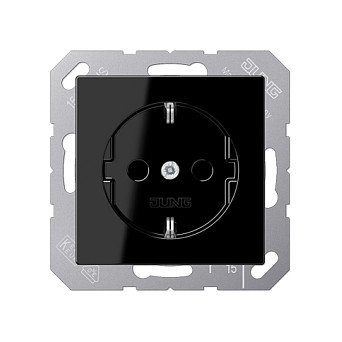 Jung A1520SW SCHUKO Steckdose 16A 250V A schwarz