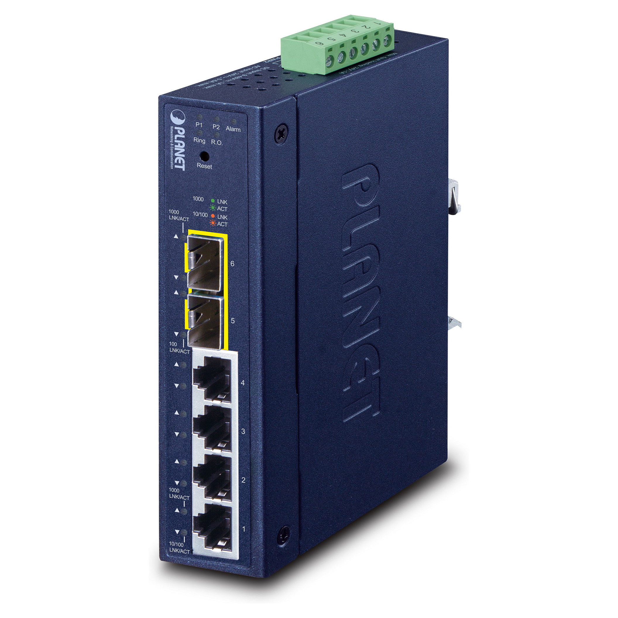 PLANET Industrial L2/L4 4-Port Switching Hubs