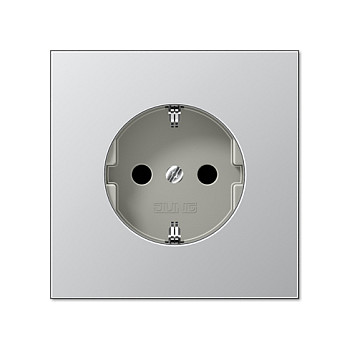 Jung AL1520KI SCHUKO Steckdose LS Aluminium Elektroinstallation