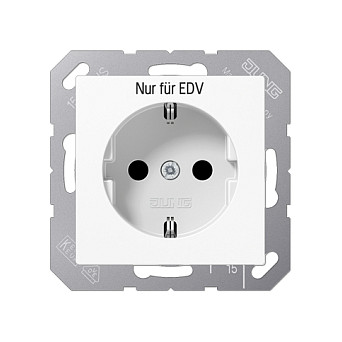 Jung A1520EDVWW SCHUKO-Steckdose EDV Elektroinstallation
