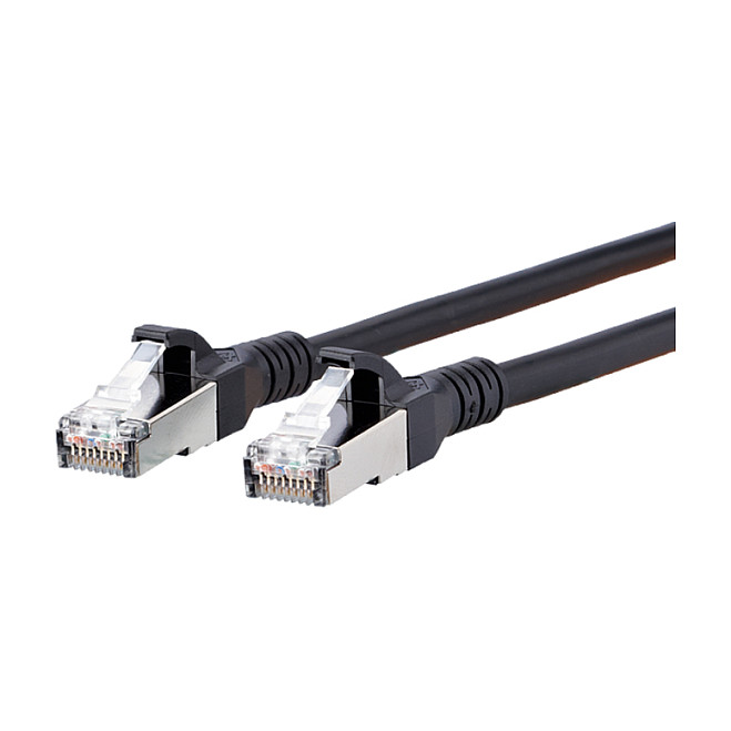 BTR NETCOM Cat6A 5m Ea RJ-45 RJ-45 MaleMale Cat6a Black (1308455000-E) Netzwerk