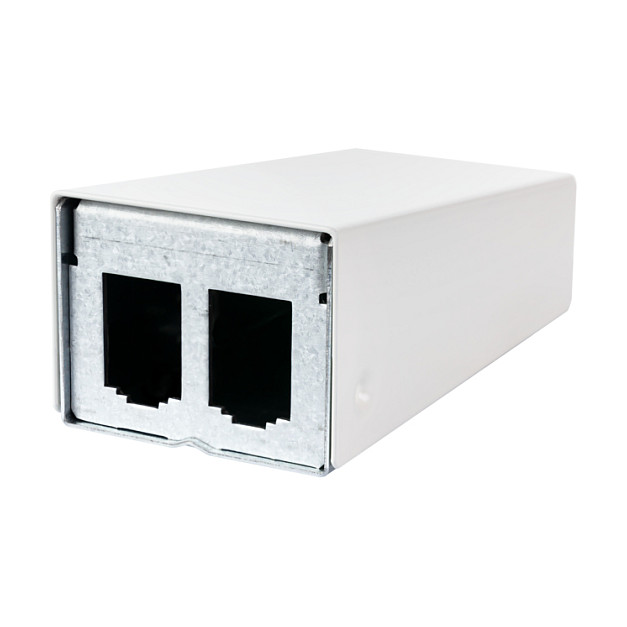 METZ CONNECT Verteiler Modul AP-Gehuse 2 Port reinwei unbestckt