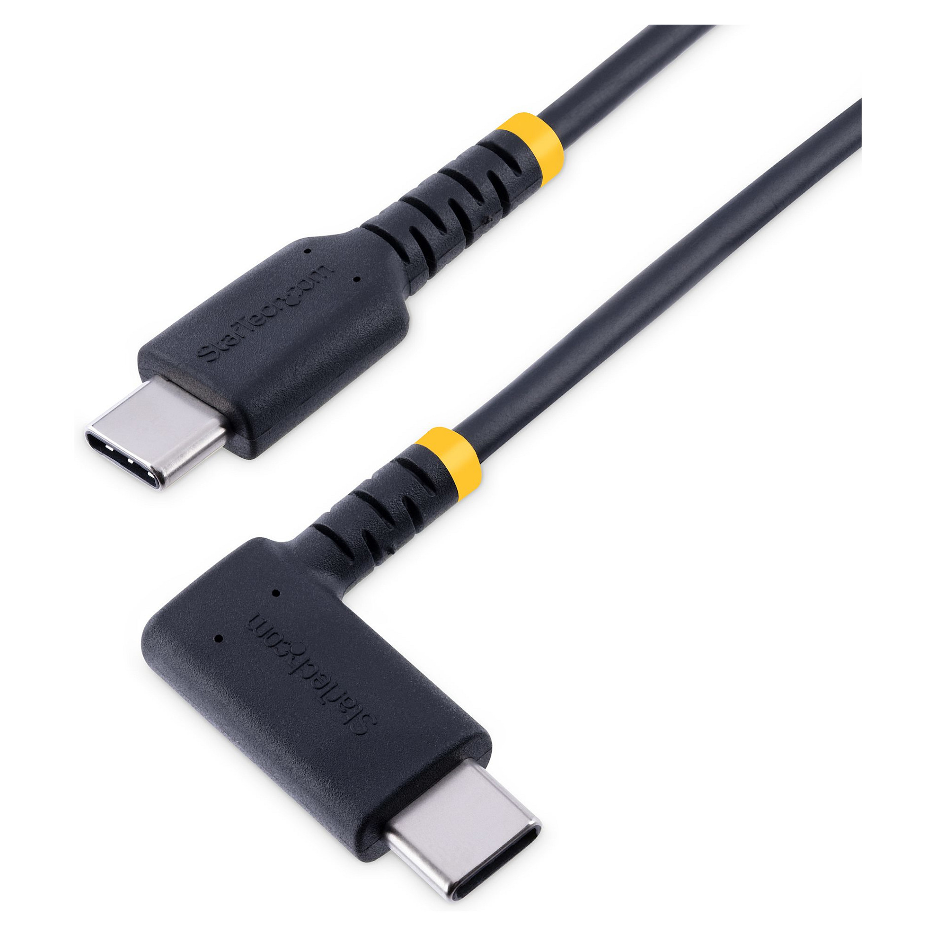 StarTech 30 cm USB-C Ladekabel Mit Winkelstecker und 60W PD - Robust - USB-Kabel - 24 pin USB-C (M)