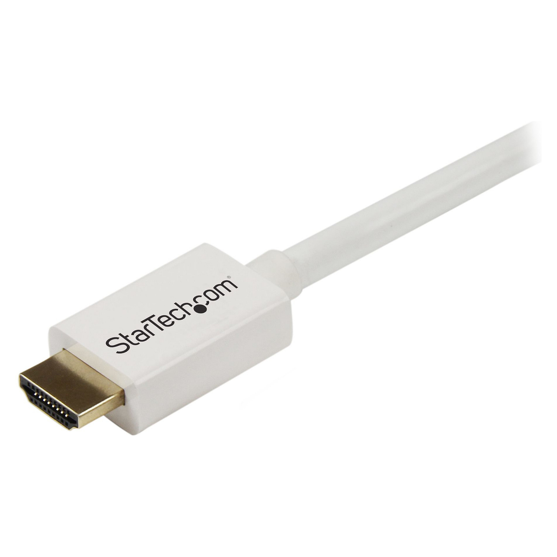 StarTech 5m 16 ft White CL3 In-wall High Speed HDMI Cable - Ultra HD 4k x 2k HDMI Cable - HDMI to HDMI M/M