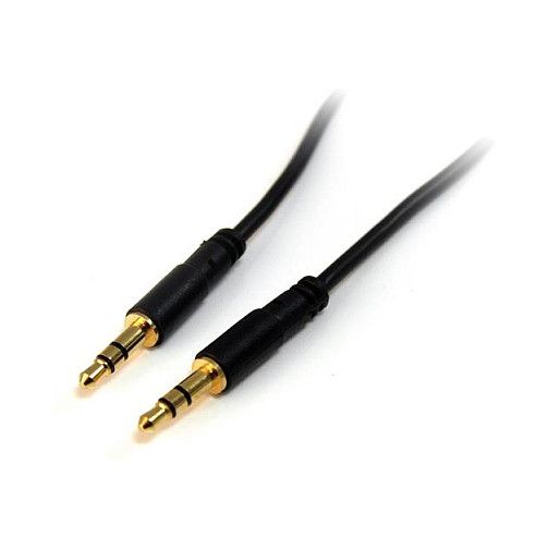 StarTech 3 ft Slim 3.5mm Stereo Audio Cable - M/M