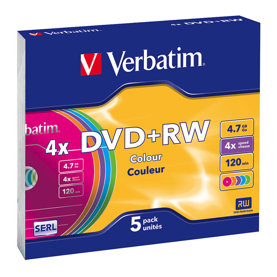 Verbatim DVD-Rohling DVD-RW SERL 4.7GB