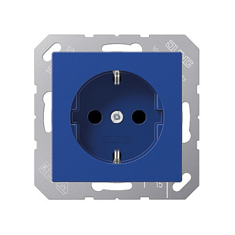 Jung A1520BFBL SCHUKO Steckdose bruchsicher 16A 250V AS blau Elektroinstallation