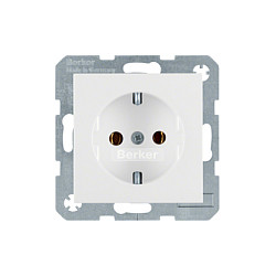 Berker 4143 19 09 UP-Steckdose PWS S.1/ B.1/GLAS Elektroinstallation