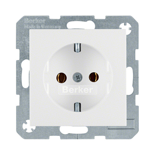 Berker 4743 89 89 Schuko-Steckdose pws glänzend