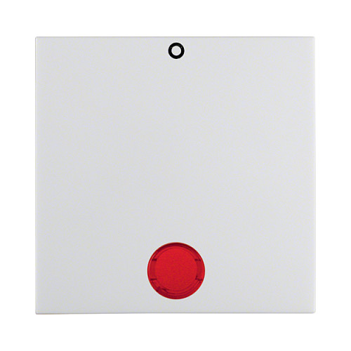 Berker 16248989 Wippe m.Linse rot u.Aufdruck 0 S.1/B.3/B.7 Glas Elektroinstallation