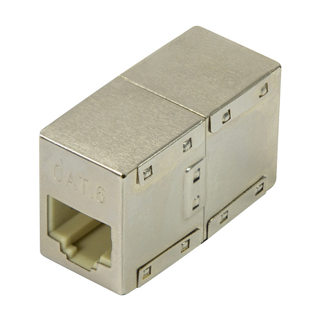 Logilink Patchkabelverbinder 1:1 Cat.6 STP, 2xRJ45 Metalgeh.