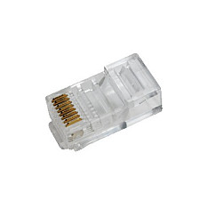 Logilink Modular Plug for flat cables 100pcs, RJ45 8P8C
