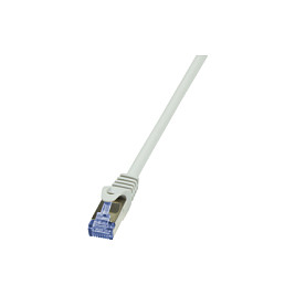 Logilink Patchkabel mit Cat7-Rohk. Primel. S/FTP grau 15,0m