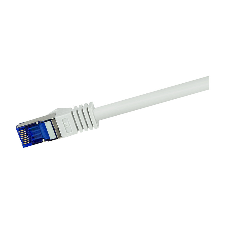 Logilink Patchkabel Ultraflex, Cat.6A, S/FTP, grau, 15 m