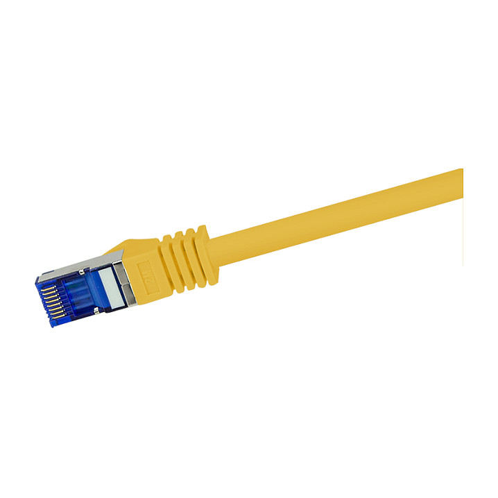 Logilink Patchkabel Ultraflex, Cat.6A, S/FTP, gelb, 1,5 m