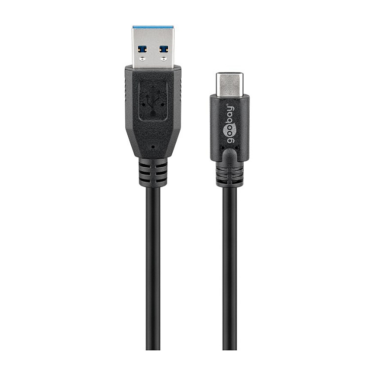 Goobay USB 3.0-Stecker (Typ A) > USB 3.1-Stecker (Typ C)  USB