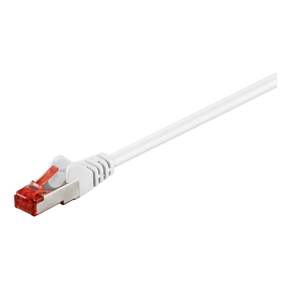 Goobay CAT 6 Patchkabel S/FTP (PiMF) Weiß 1 m