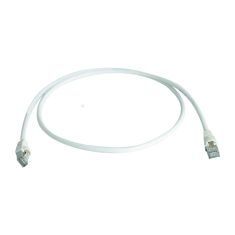 Telegärtner Patchkabel S/FTP Cat.6A MP8 FS500 LSZH wei 0,5m