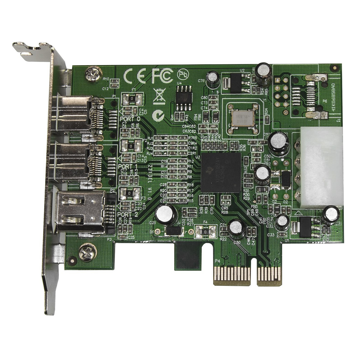 StarTech.com PEX1394B3LP interface cards/adapter