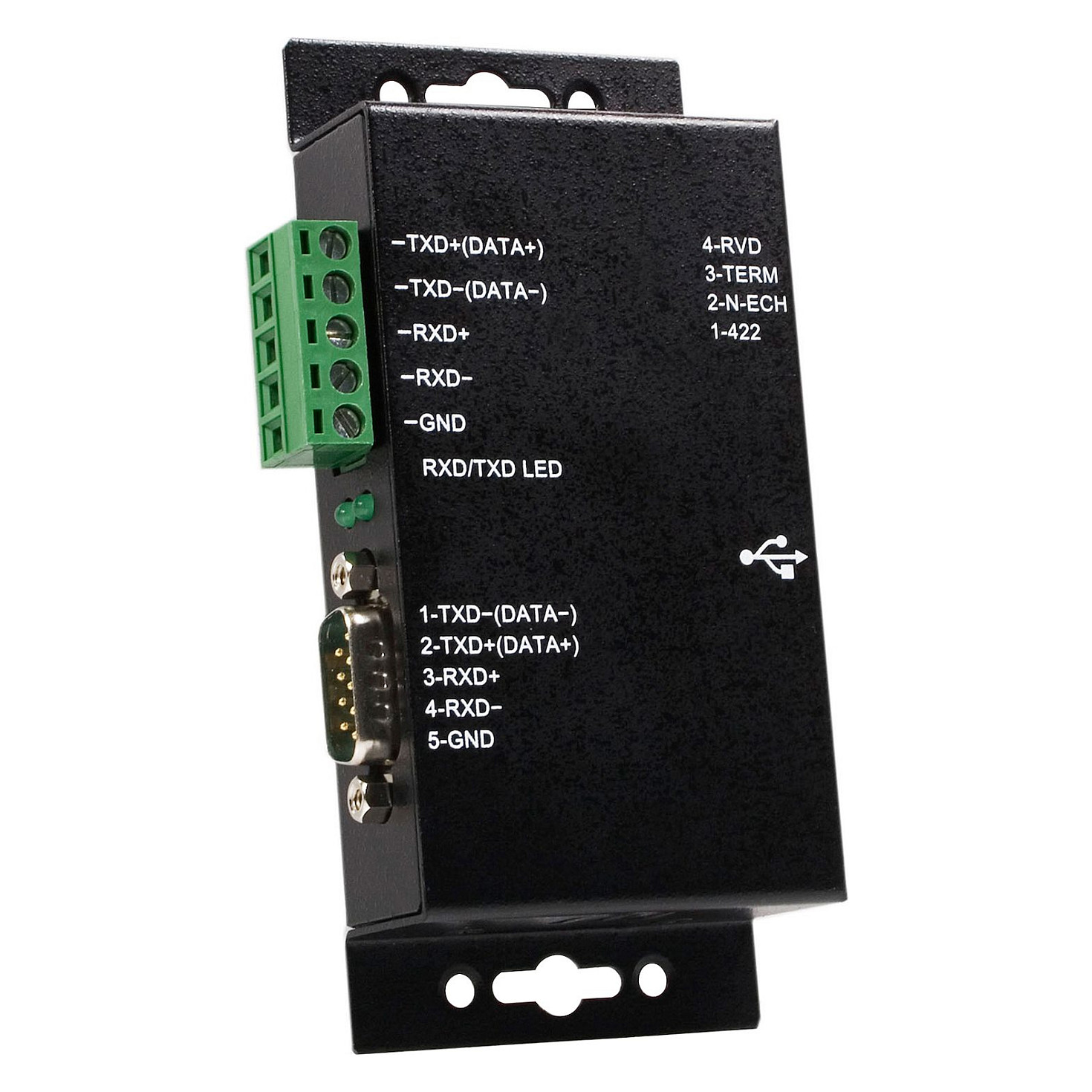 STARTECH.COM USB 2.0 auf Seriell Adapter - USB zu RS422 / 485 Industrie Schnittstellen-Konverter mit Isolation - Wandmontagefh