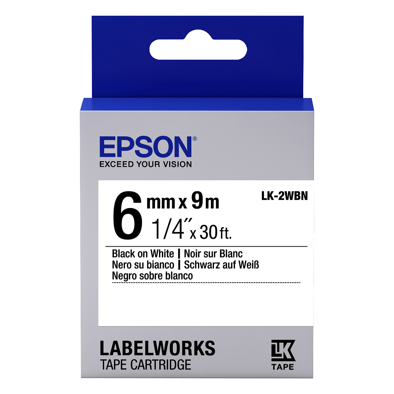 Epson LK-2WBN label-making tape Zubehör Drucker