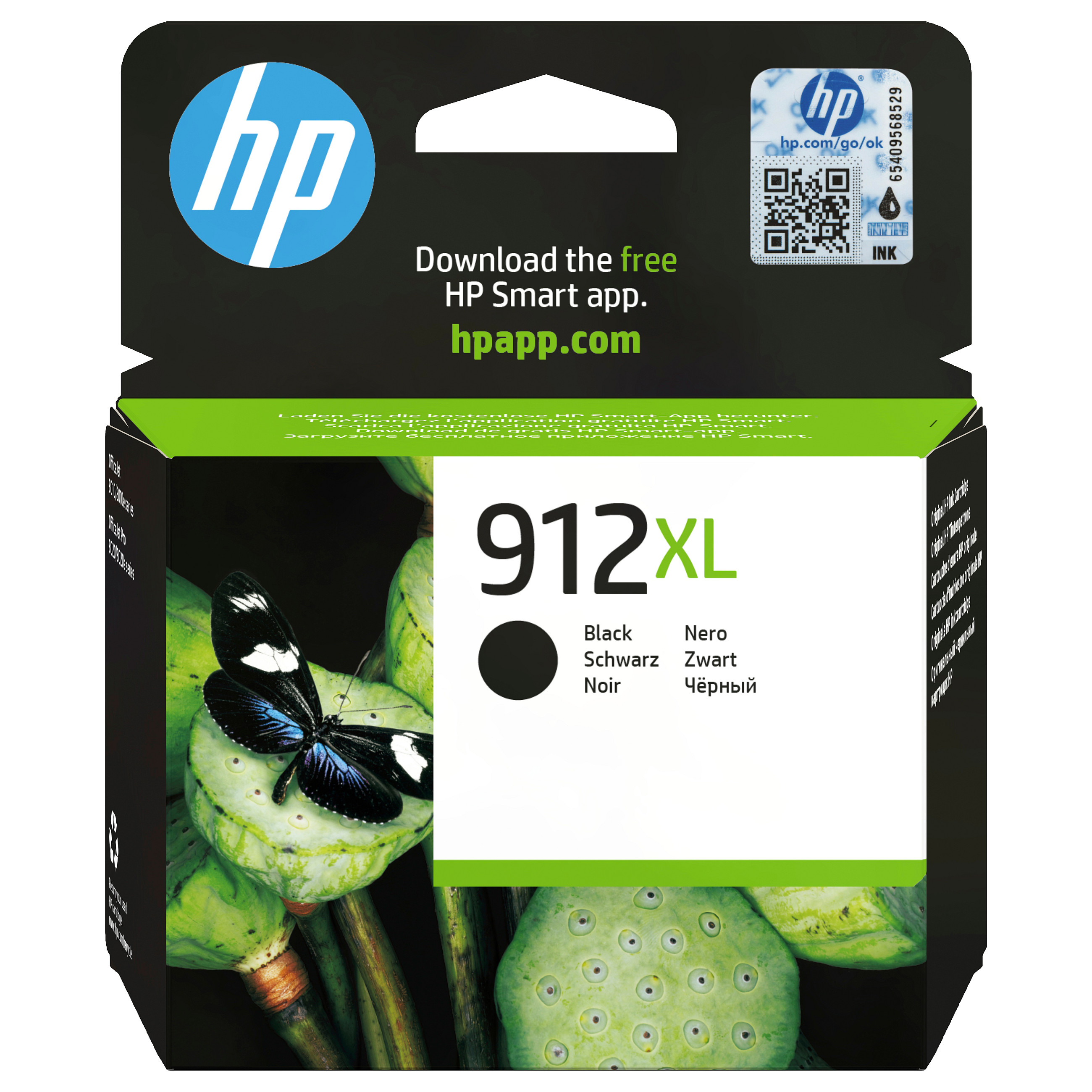 HP INK CARTRIDGE 912XL BLACK Tinte