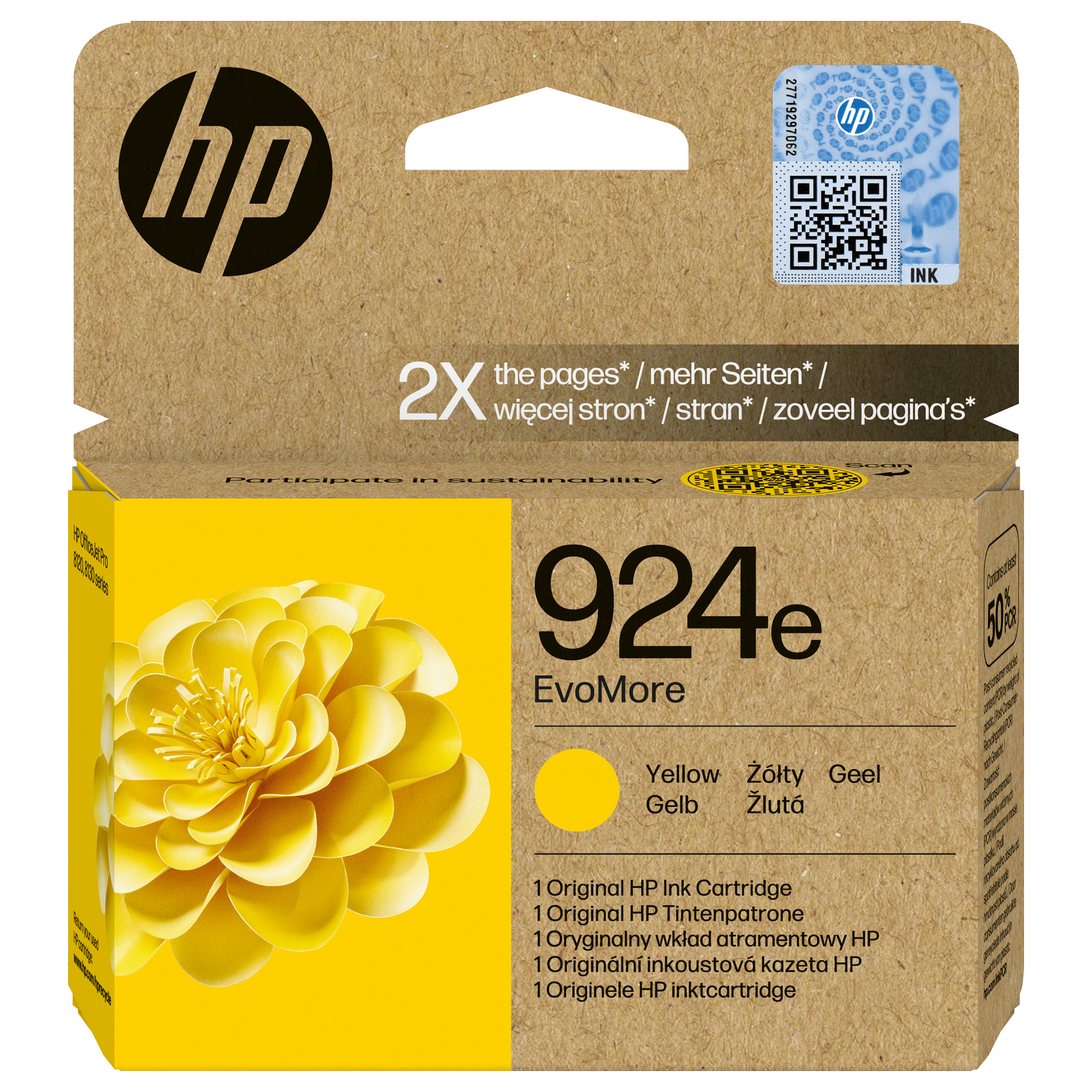 HP 924E EVOMORE YELLOW