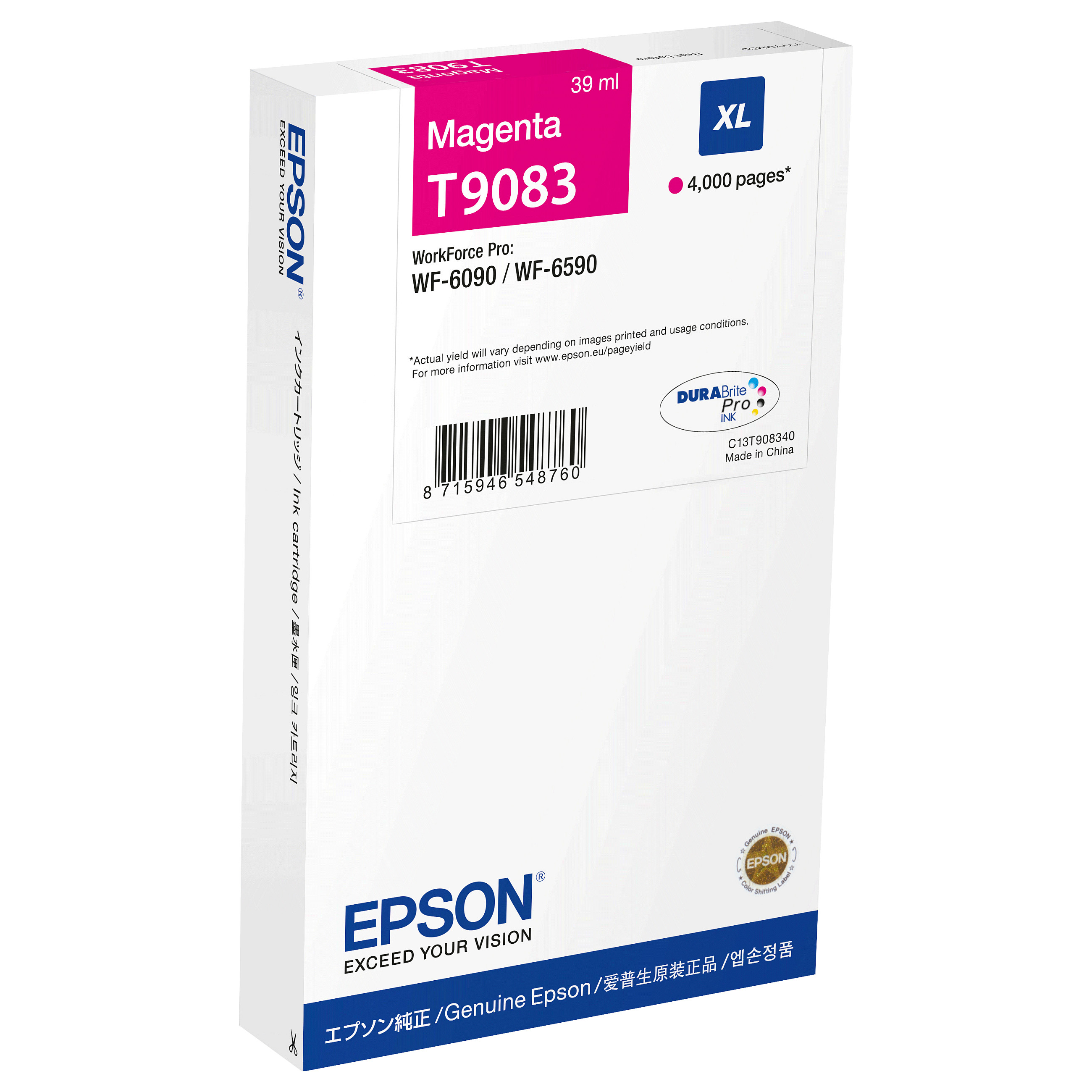Epson C13T90834N ink cartridge Tinte