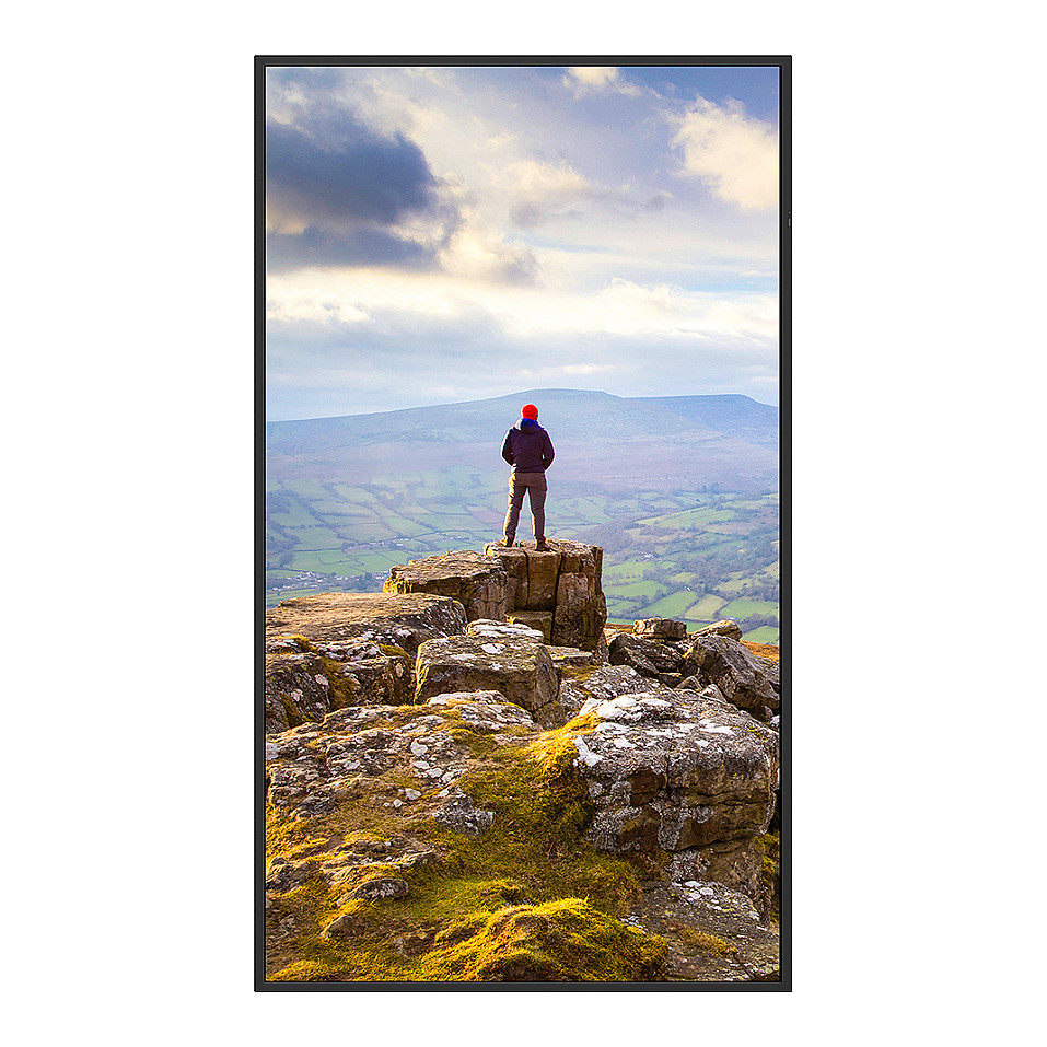 MODEL PN-E439, 43 in E-Series Large Format Display, UHD, 350cd/m2, D-LED backlight, 16/7 proof