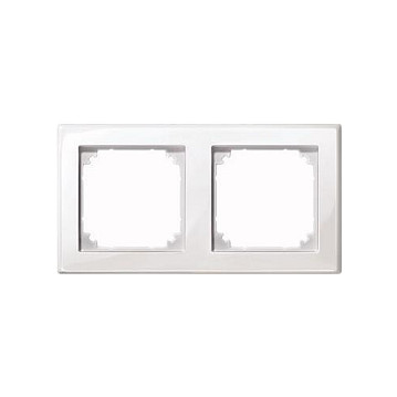 MERTEN 462219 M-SMART-Rahmen 2f pws Elektroinstallation